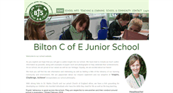 Desktop Screenshot of biltonjuniorschool.co.uk